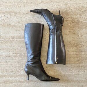 Vintage Chanel Knee High Boots